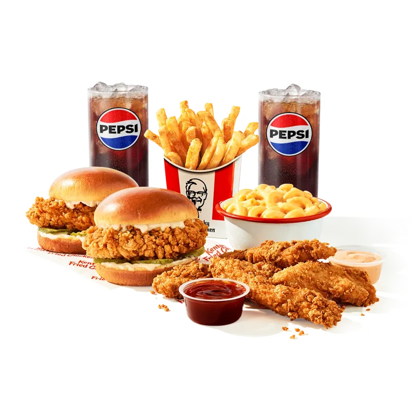 Meal for Two: 2 Sandwiches + 4 pc. Tenders Combo