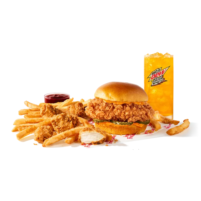 Spicy Chicken Sandwich + Nuggets Big Box Meal